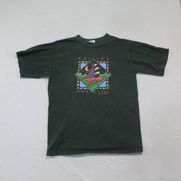 Native Spirits Men Brown Graphic Tee Shirt Short Sleeve Size Medium - Picture 1 of 8